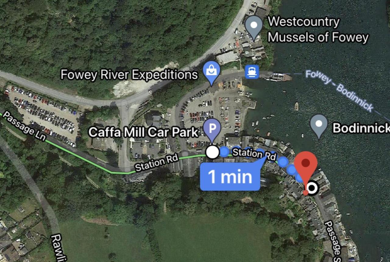 Villa The Slipway Fowey Harbour Parking 1 Min & Garden Extérieur photo