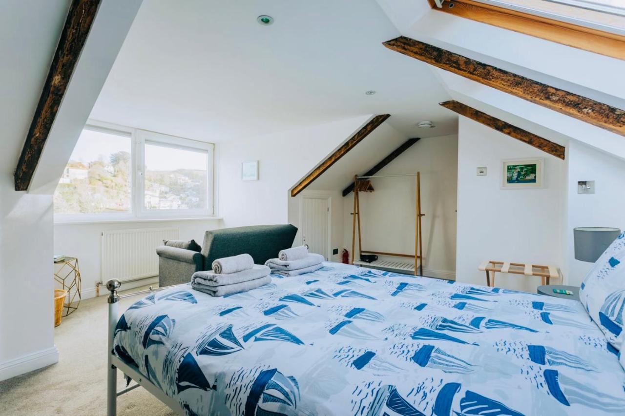Villa The Slipway Fowey Harbour Parking 1 Min & Garden Extérieur photo